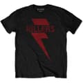 Miniatyrbilde 1 av 2: The Killers Unisex T-Shirt: Red Bolt (X-Large)
