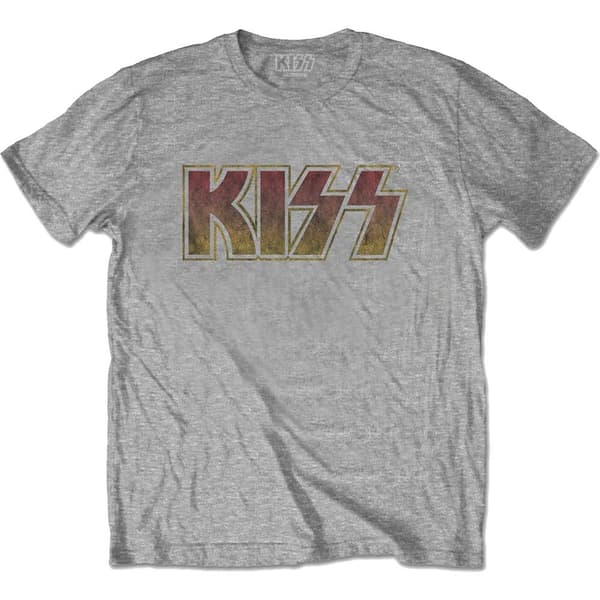 KISS Unisex T-Shirt: Vintage Classic Logo (X-Large)