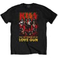 Miniatyrbillede 2 af 2: KISS Unisex T-Shirt: Love Gun Glow (XX-Large)