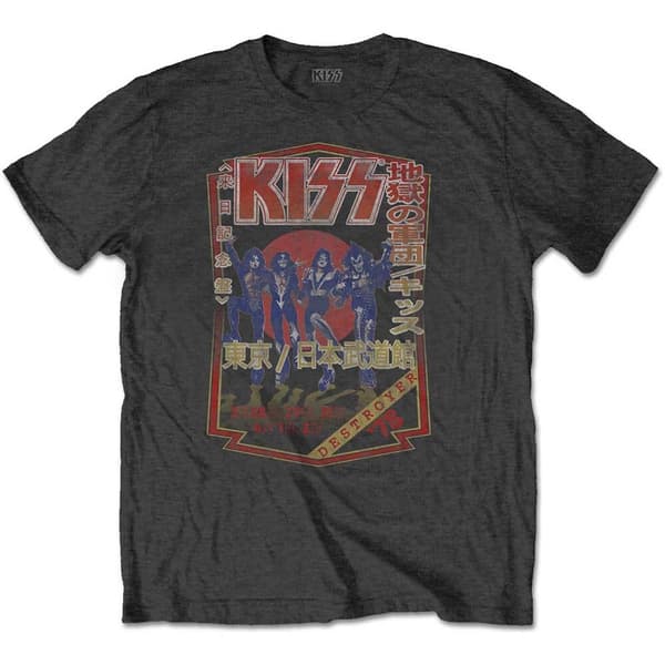 KISS Unisex T-Shirt: Destroyer Tour '78 (Small)