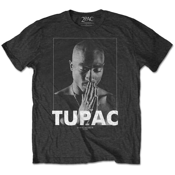 Tupac Unisex T-Shirt: Praying (Medium)