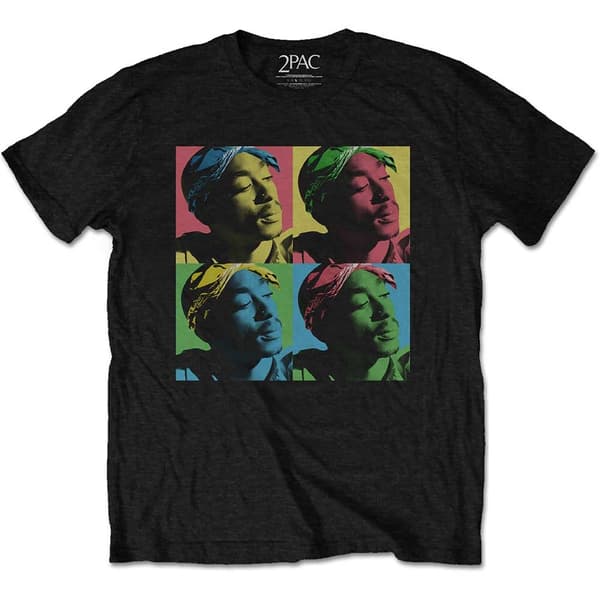 Tupac Unisex T-Shirt: Pop Art (X-Large)