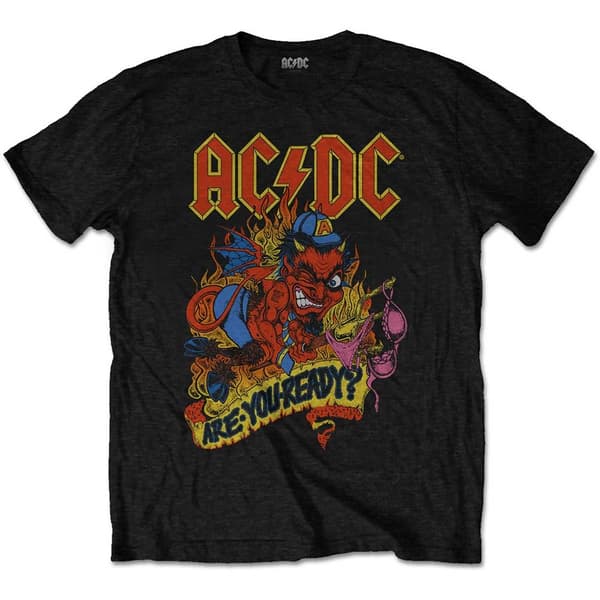 AC/DC Unisex T-Shirt: Are You Ready? (X-Large)