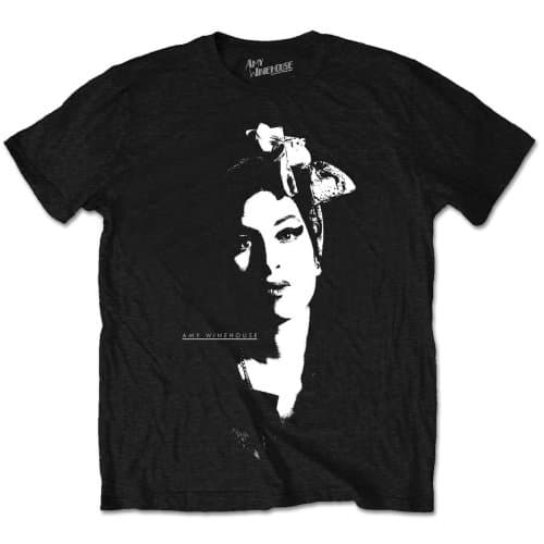 Amy Winehouse Unisex T-Shirt: Scarf Portrait (Small)