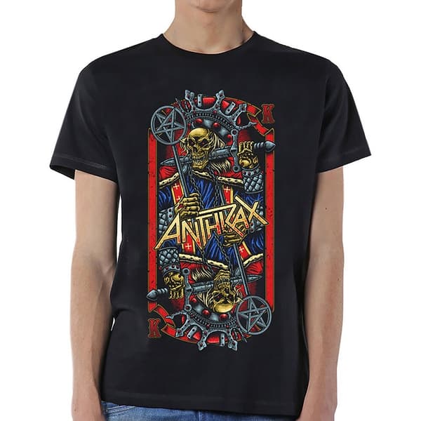 Anthrax Unisex T-Shirt: Evil King (X-Large)
