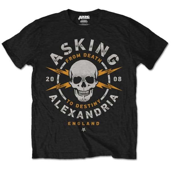 Asking Alexandria Unisex T-Shirt: Danger (XX-Large)