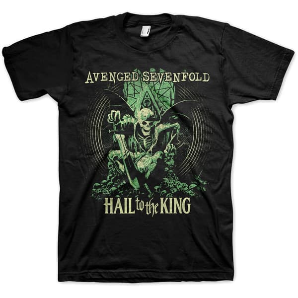 Avenged Sevenfold Unisex T-Shirt: Hail to the King En Vie (Large)