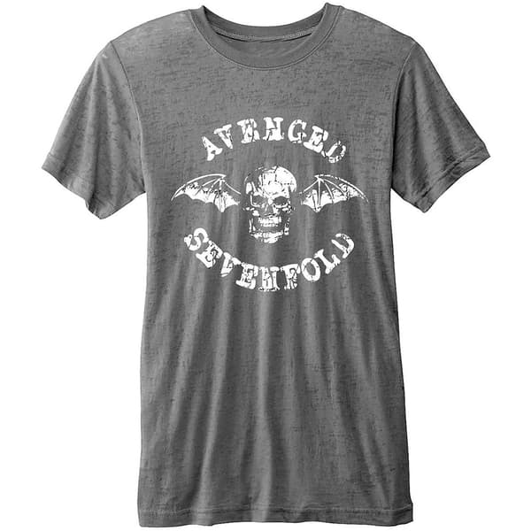 Avenged Sevenfold Unisex Burn Out T-Shirt: Death Bat (XX-Large)