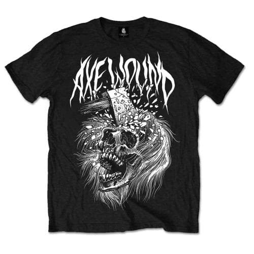 Axewound Unisex T-Shirt: Skull (Small)