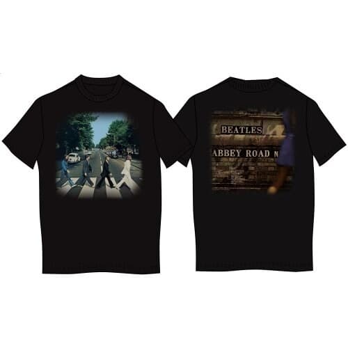 The Beatles Unisex T-Shirt: Abbey Road (Back Print) (X-Large)
