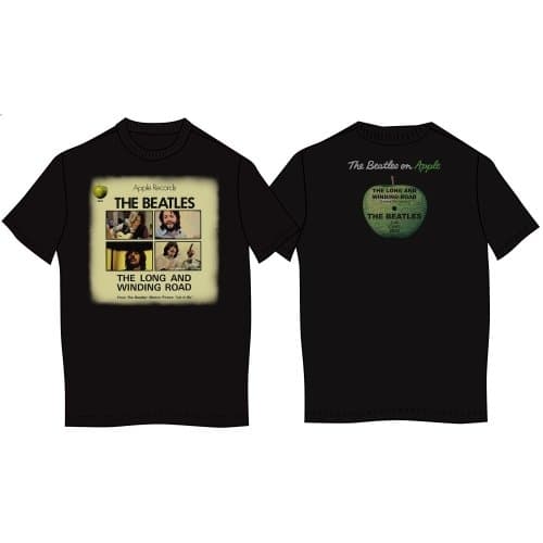 The Beatles Unisex T-Shirt: Long & Winding Road (Back Print) (Small)