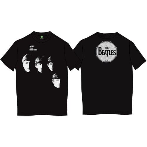 The Beatles Unisex T-Shirt: With The Beatles (Back Print) (Large)