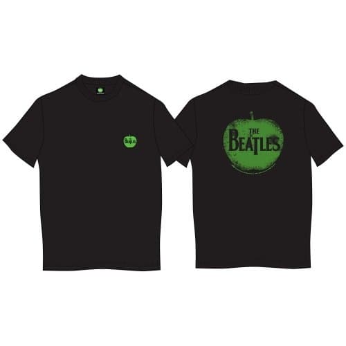 The Beatles Unisex T-Shirt: In Apple (Back Print) (Medium)