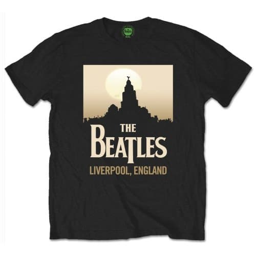 The Beatles Unisex T-Shirt: Liverpool, England (Large)