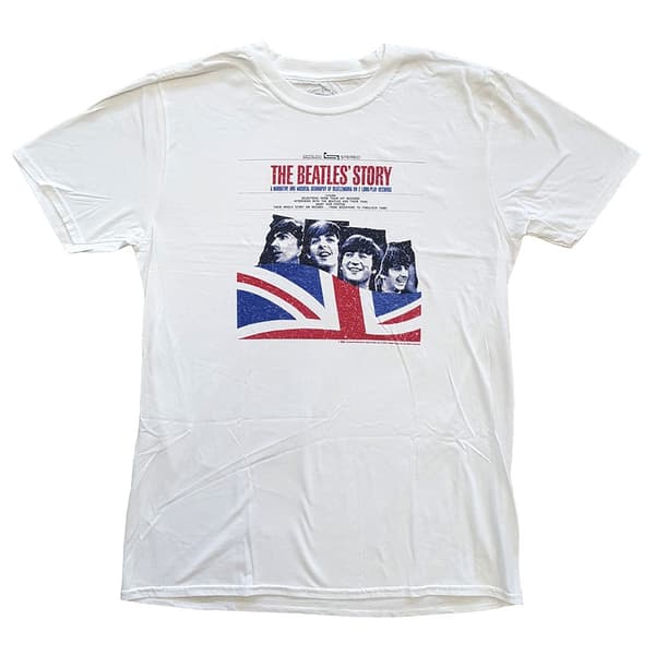 The Beatles Unisex T-Shirt: The Beatles Story (Small)