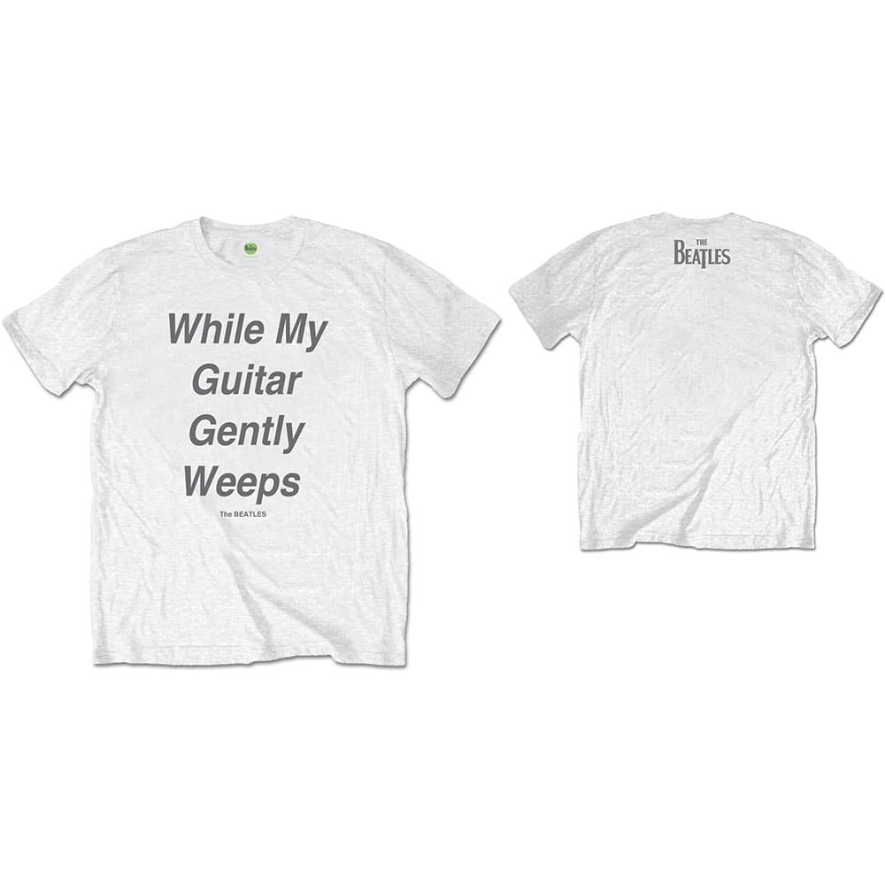 The Beatles Unisex T-Shirt: My Guitar Gently Weeps (Back Print) (Small)