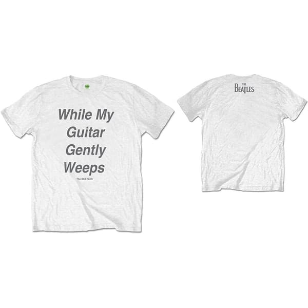 The Beatles Unisex T-Shirt: My Guitar Gently Weeps (Back Print) (X-Large)