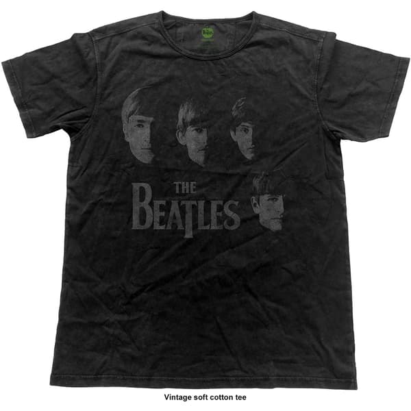 The Beatles Unisex Vintage T-Shirt: Faces (XX-Large)