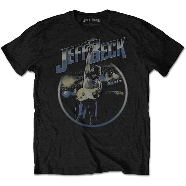 Jeff Beck Unisex T-Shirt: Circle Stage (XX-Large)