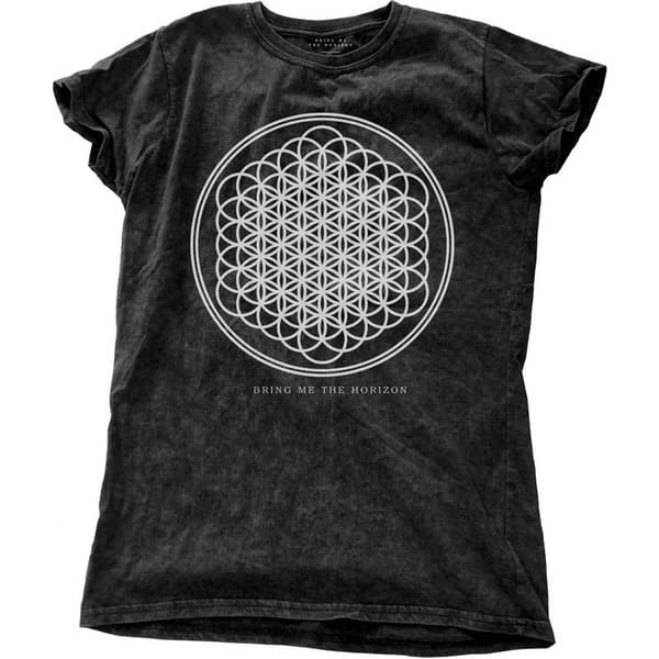 Bring Me The Horizon Ladies Snow Wash T-Shirt: Sempiternal (XX-Large)