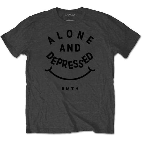 Bring Me The Horizon Unisex T-Shirt: Alone & Depressed (X-Large)