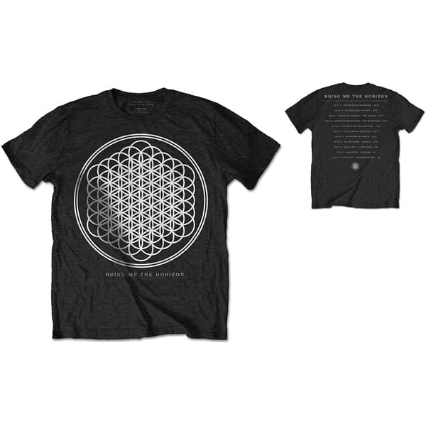 Bring Me The Horizon Unisex T-Shirt: Sempiternal Tour (Back Print) (Small)