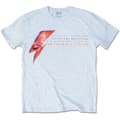 Miniatyrbild 1 av 2: David Bowie Unisex T-Shirt: Aladdin Sane Eye Flash (Small)