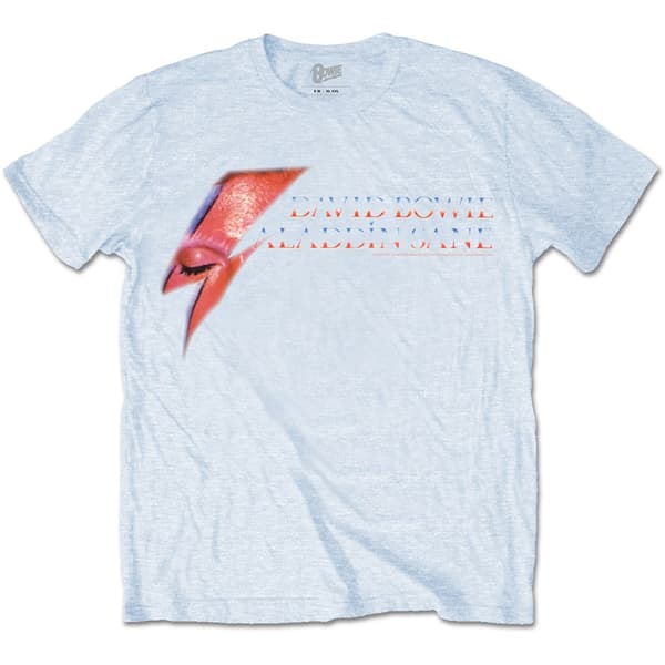 David Bowie Unisex T-Shirt: Aladdin Sane Eye Flash (Small)