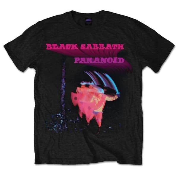 Black Sabbath Unisex T-Shirt: Paranoid Motion Trails (Small)