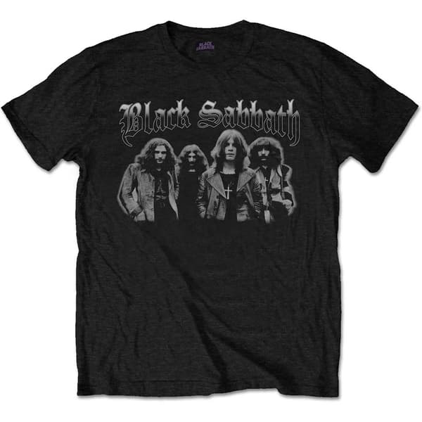 Black Sabbath Unisex T-Shirt: Greyscale Group (XX-Large)