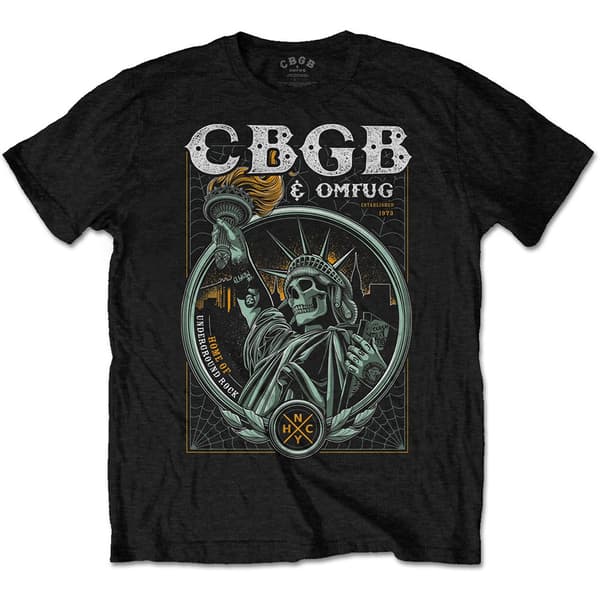 CBGB Unisex T-Shirt: Liberty (X-Large)