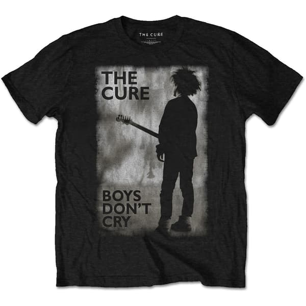 The Cure Unisex T-Shirt: Boys Don't Cry Black & White (XX-Large)