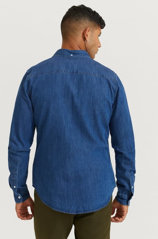 Skjorte Classic Denim Shirt