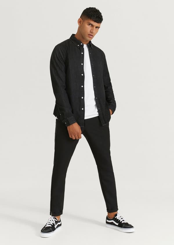 Skjorte Classic Denim Shirt