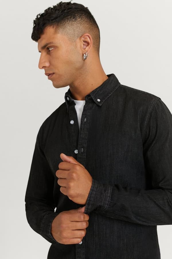 Skjorte Classic Denim Shirt
