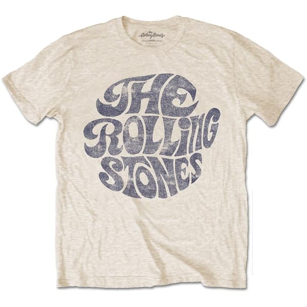 The Rolling Stones Unisex T-Shirt: Vintage 1970s Logo (Small)