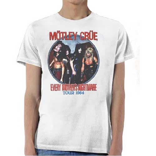 Motley Crue Unisex T-Shirt: Every Mothers Nightmare (Small)