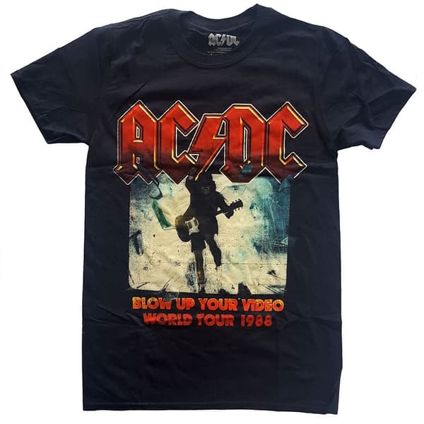 AC/DC Unisex T-Shirt: Blow Up Your Video (Medium)