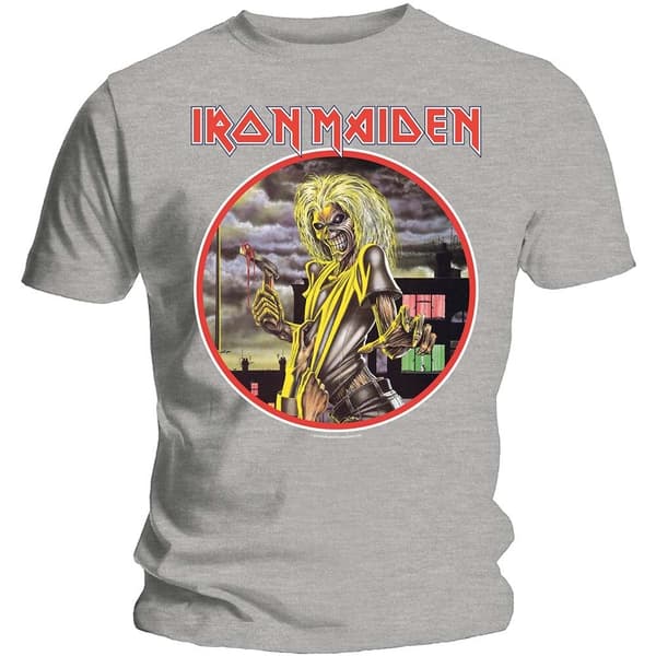 Iron Maiden Unisex T-Shirt: Killers Circle (Large)