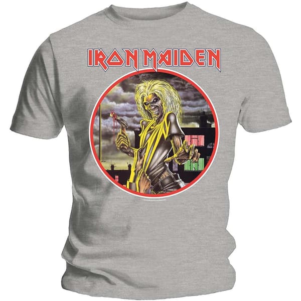 Iron Maiden Unisex T-Shirt: Killers Circle (Large)