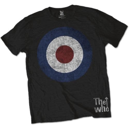 The Who Unisex T-Shirt: Target Distressed (Large)