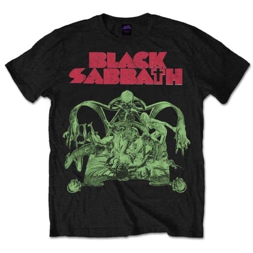 Black Sabbath Unisex T-Shirt: Sabbath Cut-out (Large)