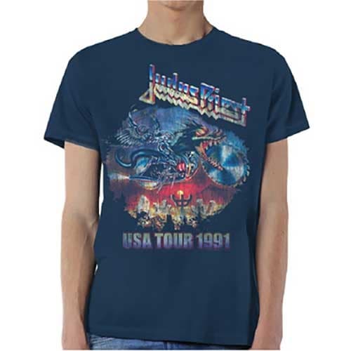 Judas Priest Unisex T-Shirt: Painkiller US Tour 91 (XX-Large)
