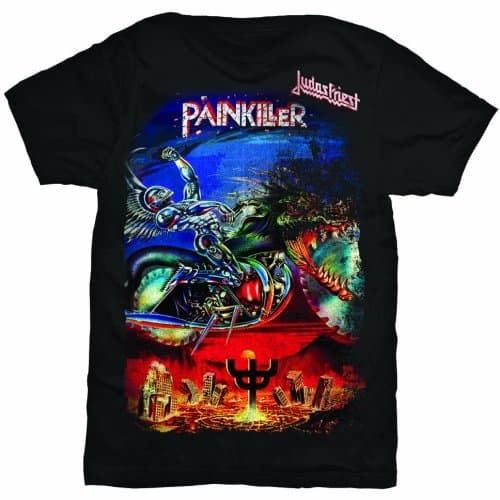 Judas Priest Unisex T-Shirt: Painkiller (Large)