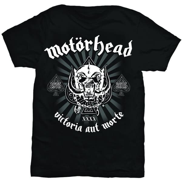 Motorhead Unisex T-Shirt: Victoria Aut Morte (Large)