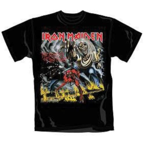 Iron Maiden Unisex T-Shirt: Number of the Beast (Medium)
