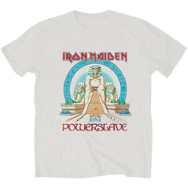 Iron Maiden Unisex T-Shirt: Powerslave Egypt (X-Large)