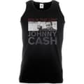 Miniatyrbilde 2 av 2: Johnny Cash Unisex Vest T-Shirt: Studio Shot (Large)