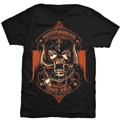 Motorhead Unisex T-Shirt: Orange Ace (Large)