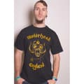 Miniatyrbilde 2 av 2: Motorhead Unisex T-Shirt: England Classic Gold (XX-Large)